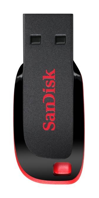 USB SanDisk Cruzer Blade, 128 GB, USB Type-A