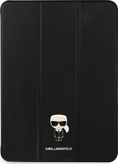 Mbulesë tablet Karl Lagerfeld KLFC12OKMK, për iPad Pro 12.9" 2021, Book Cover, lëkurë Saffiano, e zezë
