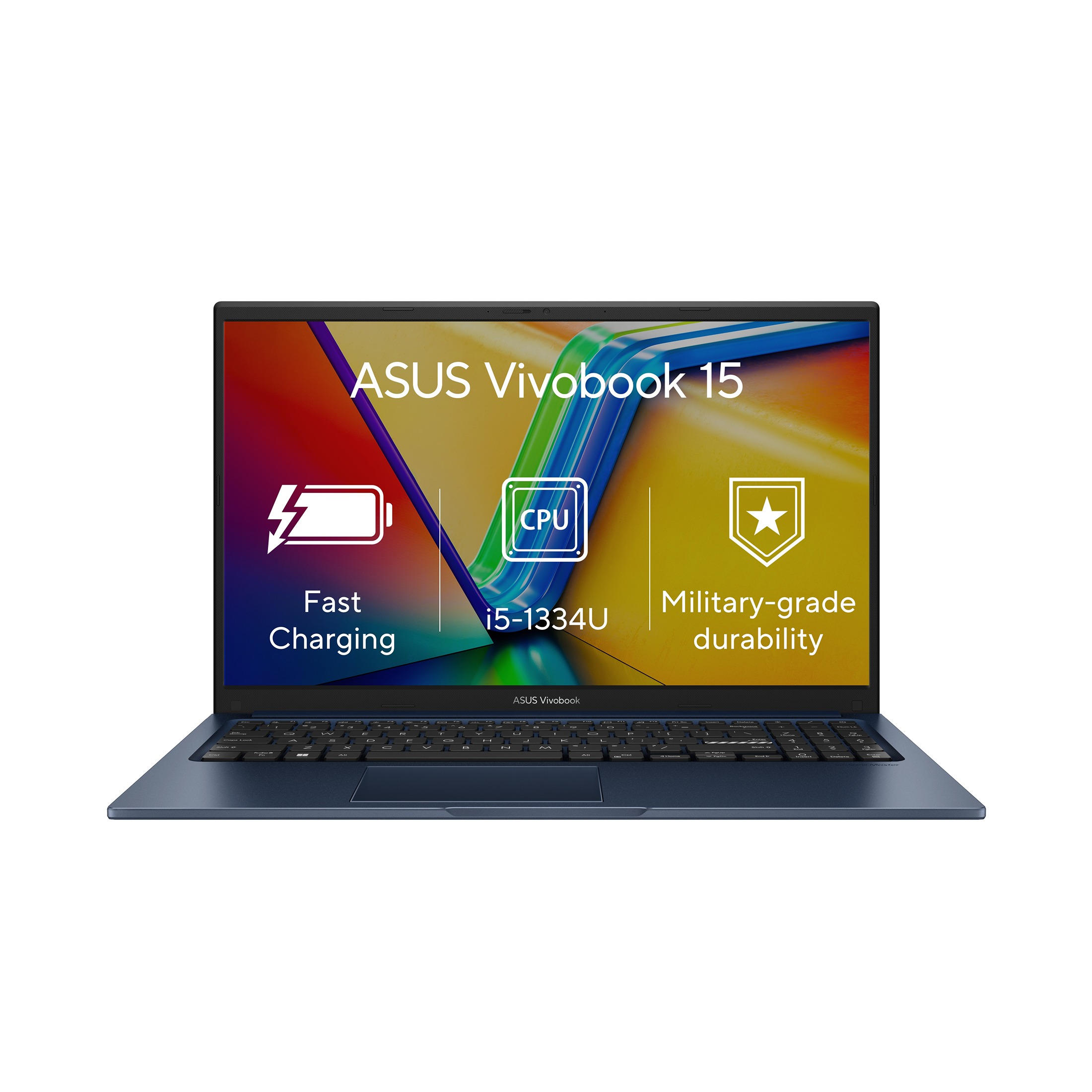 Laptop ASUS NTB Vivobook 15 (X1504VA-NJ2648W), 15.6", FHD, Intel i5-1334U, 16GB RAM, 1TB SSD, Intel Iris X, i kaltër i lehtë