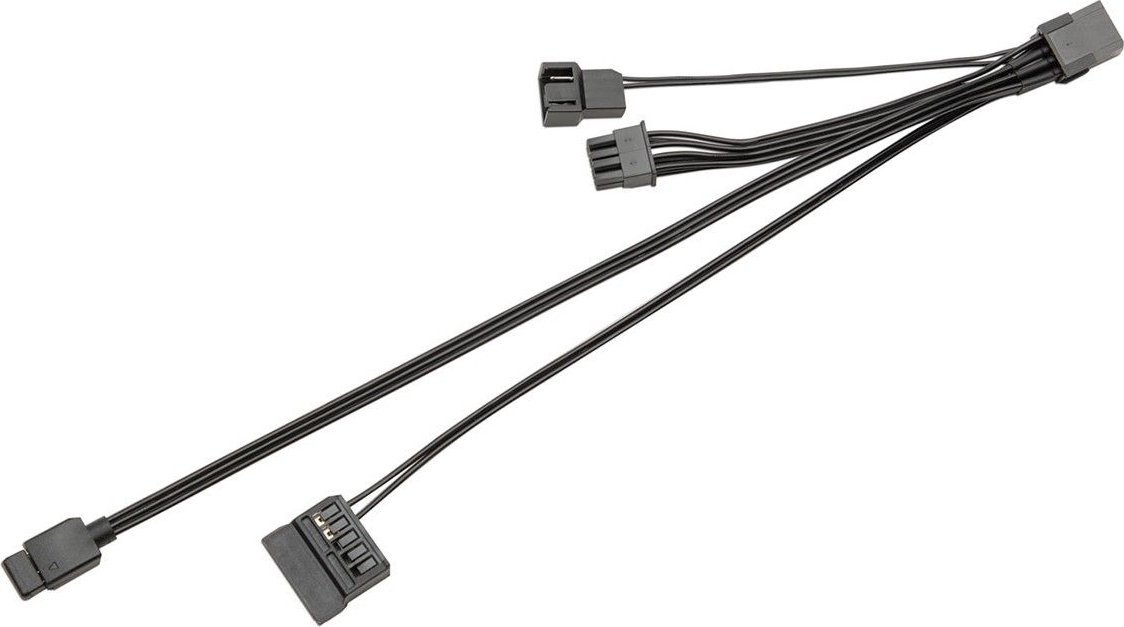 Ndarës sinjali EKWB EK Loop OmniLink SATA, D RGB, 4 pin PWM, i zi