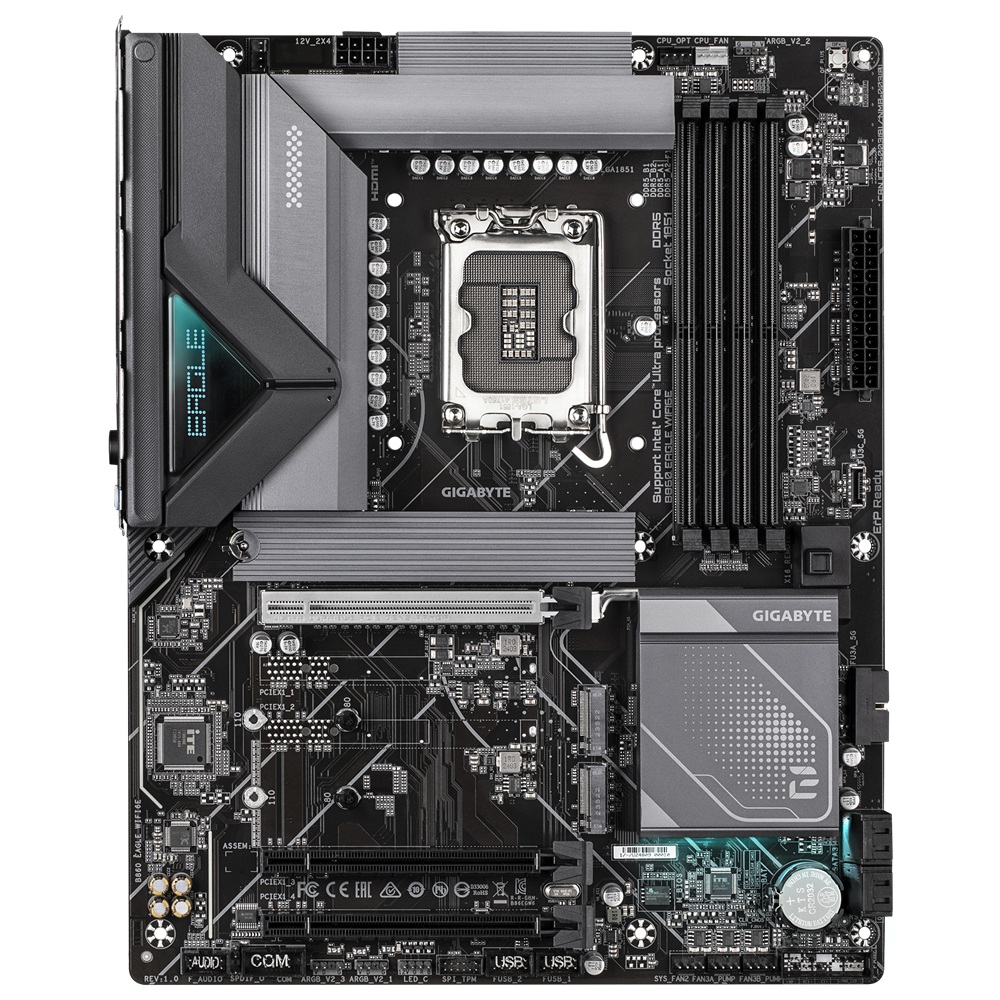 Pllakë amë Gigabyte B860 Eagle WiFi6E, ATX, LGA 1851, DDR5, e zezë