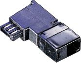 Adapter telefoni Rotronic Secomp TAE F në RJ12 4 pole, i zi