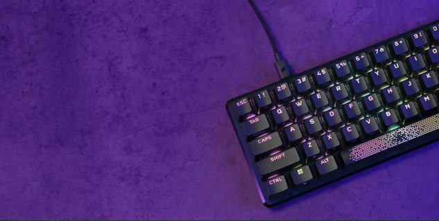 Tastierë Corsair K65 PRO MINI, Corsair OPX, RGB, e zezë