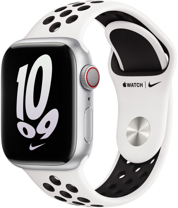 Apple Watch 41mm Nike Band, Summit White/Black Nike Sport Band