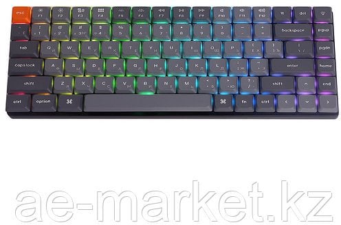 Tastierë mekanike Keychron K3 Max B1, Wireless, RGB, gri