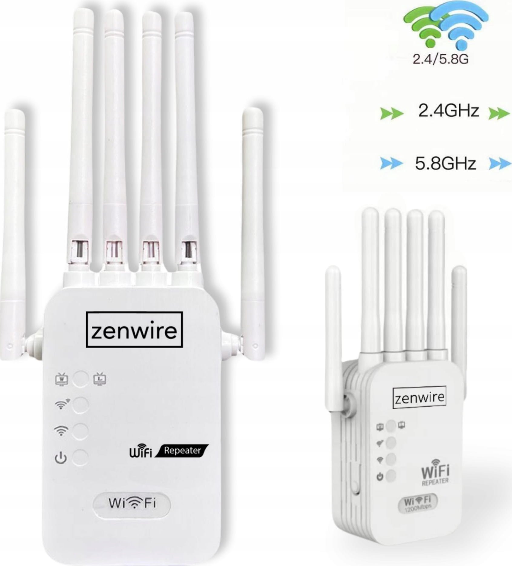 Amplifikator Wi-Fi U10, 1200Mb/s, 4 antena, i zi