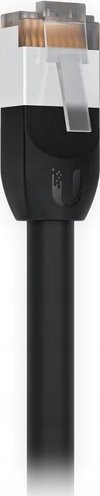 Kabllo rrjeti Ubiquiti UACC Cable Patch Outdoor, Cat5e STP, 1m, e zezë