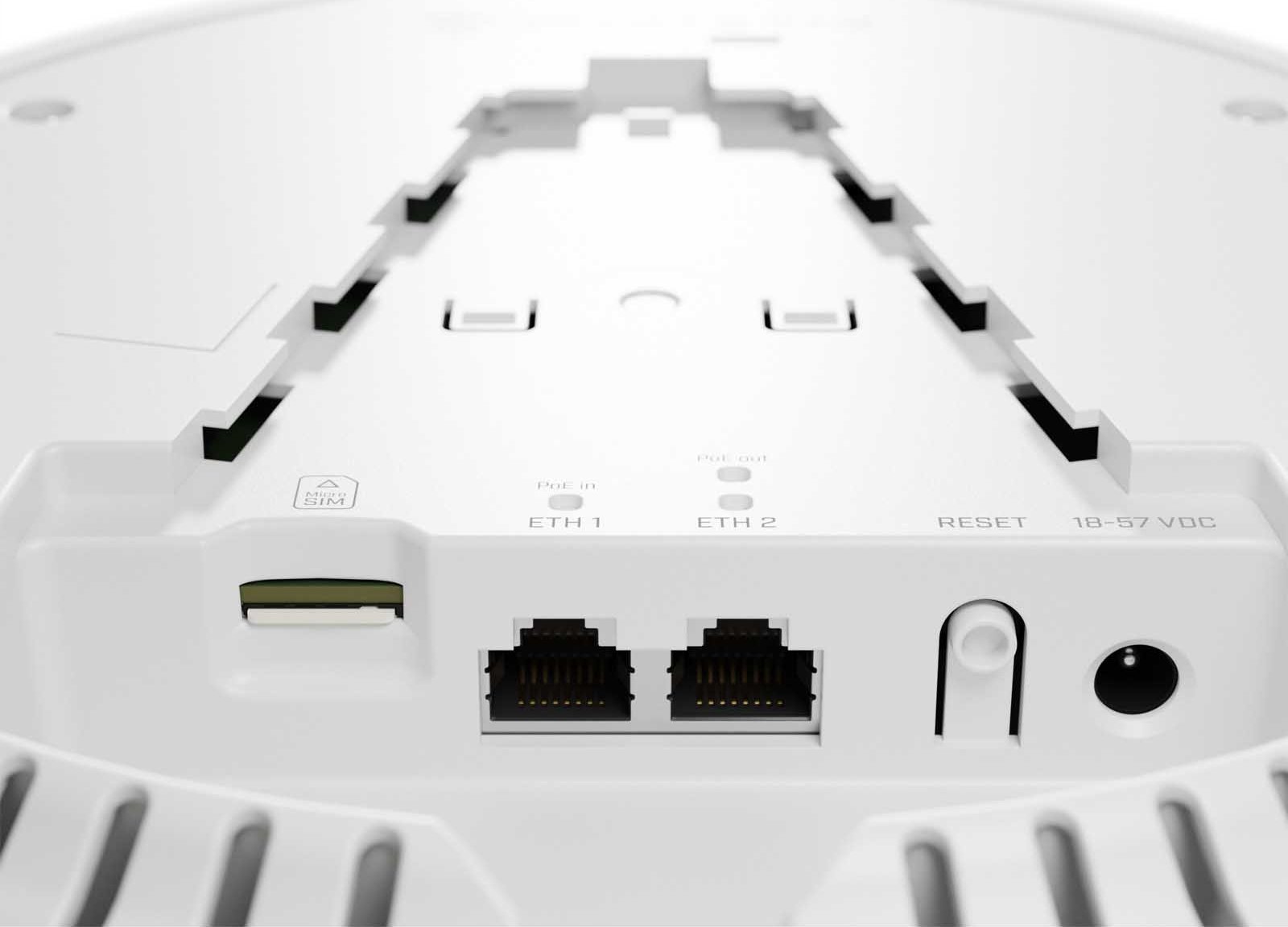 Akses point Mikrotik cAP ax LTE12, Wi-Fi 6 1774 Mbit/s, PoE, i bardhë