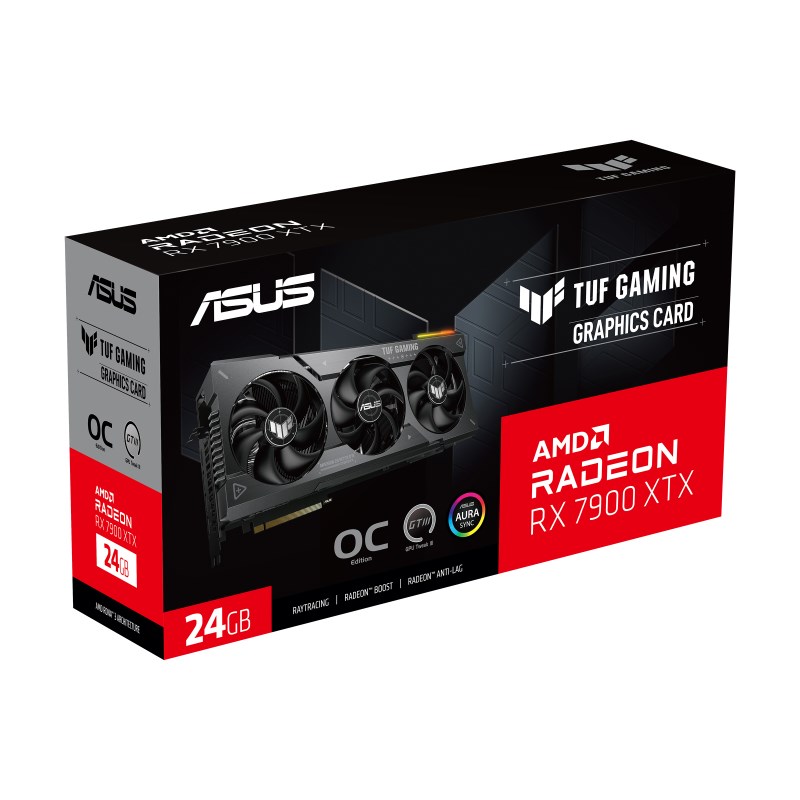 Графичка картичка ASUS TUF Gaming AMD Radeon RX 7900 XTX, 24 GB GDDR6