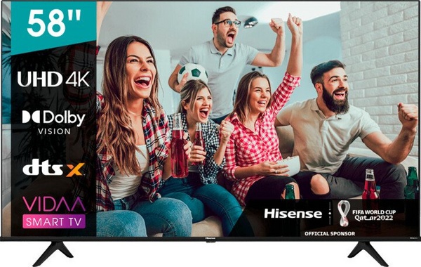 Televizor Hisense 58A6BG, 58" (146cm), 4K UHD, i zi