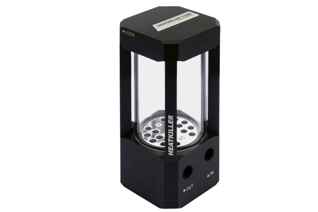 Rezervuar ftohës uji Watercool Heatkiller Tube 100 DDC, kompakt, për pompë DDC, i zi