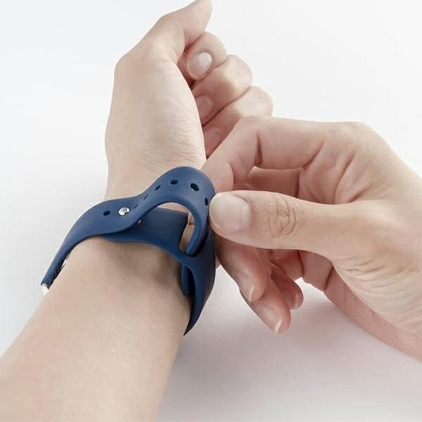 Rrip silikoni Mercury për Apple Watch 38/40/41mm, kompatibil me Series 4 5 6 7 SE, blu navy