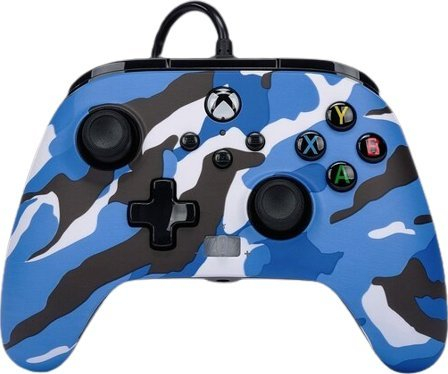 Kontroller PowerA Xbox Enhanced Camo, me kabllo, i kaltër