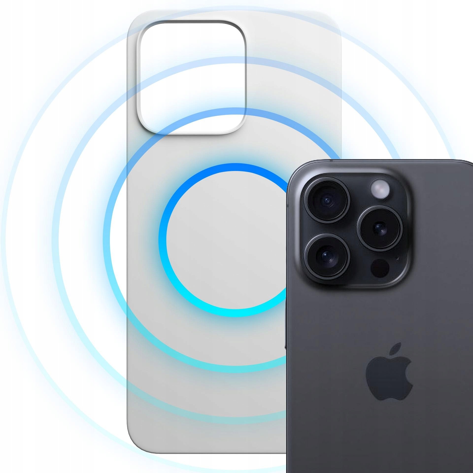 Kapotë 3MK Hardy MagSilicone për Apple iPhone 16 Pro, silikon, kompatibile me MagSafe, e bardhë