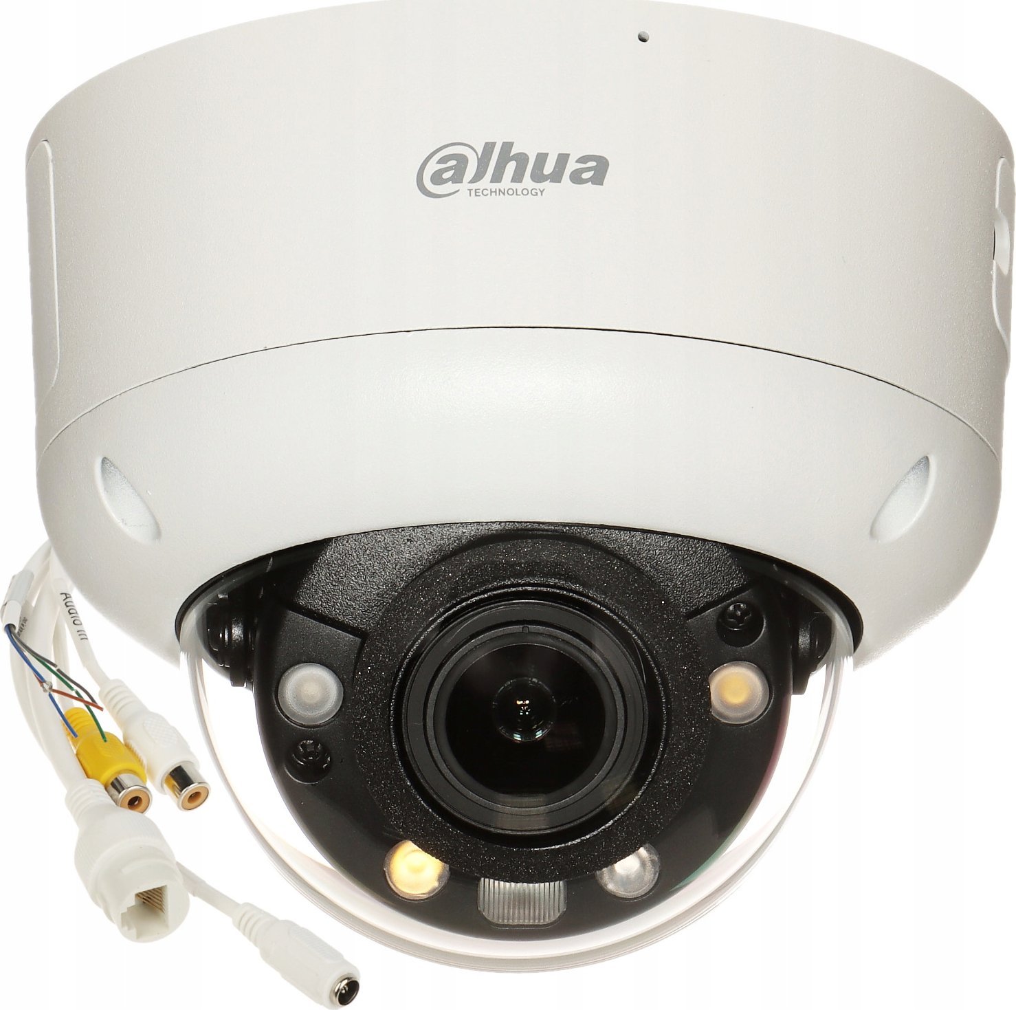 Kamerë sigurie Dahua IPC-HDBW3849R1P-ZAS-PV, 8MP, Smart Dual Light, dome, e bardhë