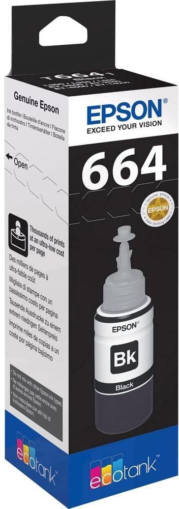 Флаша со боја Epson (C13T664140), црна