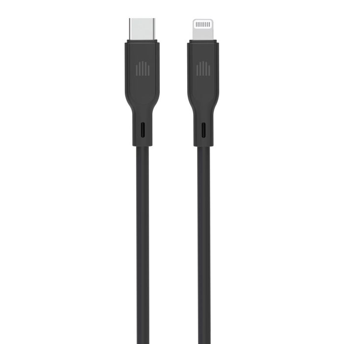 Dviced Cable USB-C To Lightning Silicone 1,25M, Black