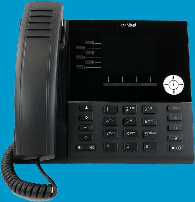 IP телефон Mitel 6930w, бизнис, црн