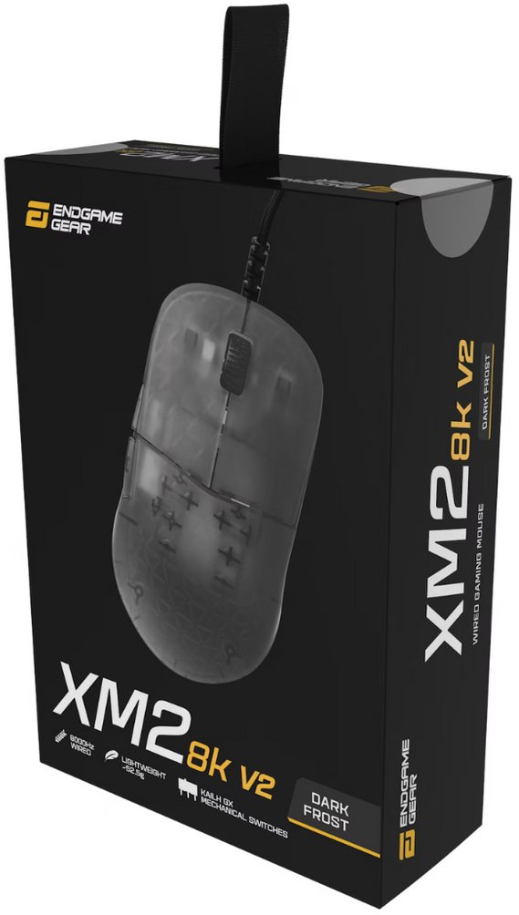 Гејминг глушец Endgame Gear XM2 8K V2, оптички USB, 8000Hz, Dark Frost