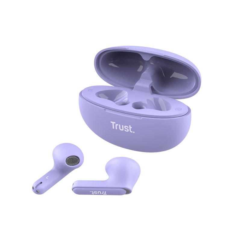 Kufje Trust Yavi TWS, Bluetooth, USB Type-C, vjollcë