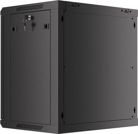 Ѕиден мрежен кабинет Lanberg WF01-6412-00B, 19", 12U, црн
