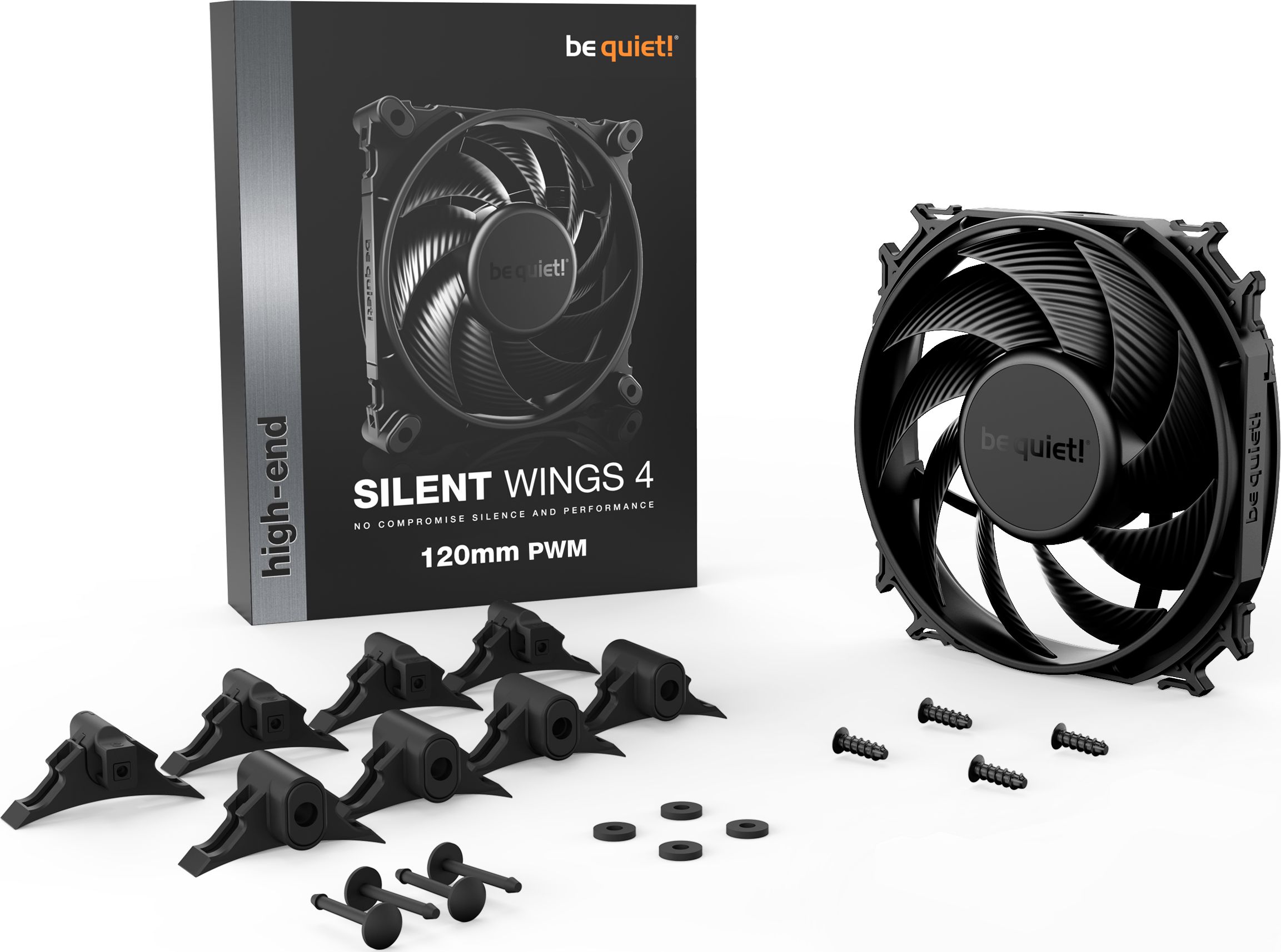 Ventilator PC be quiet Silent Wings 4 BL093, 120mm, PWM, i zi