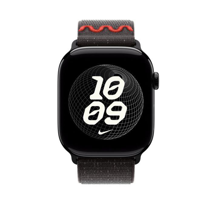 Apple Watch 46mm Loop, Midnight Black Nike Sport Loop