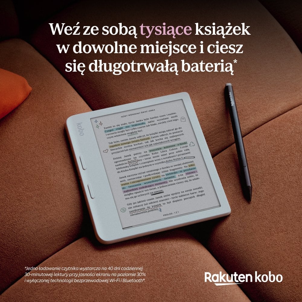 Lexues e-book Kobo Libra Color, 7" 