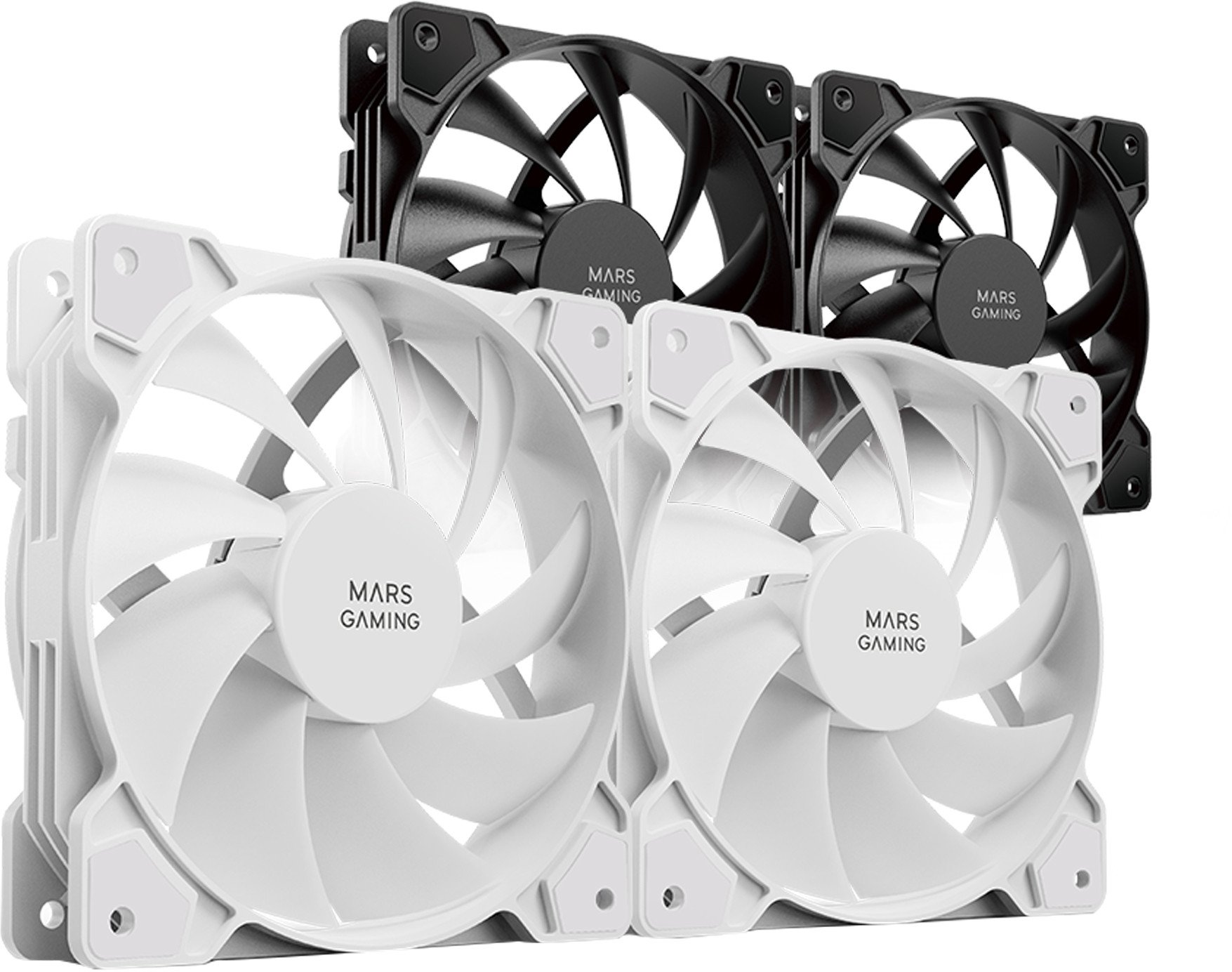 Ventilator PC Mars Gaming MF-PROX2 Silent, 120mm, e bardhë