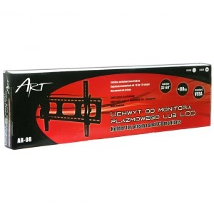 Mbajtëse për TV ART AR-08, 32-100", 100KG, e zezë