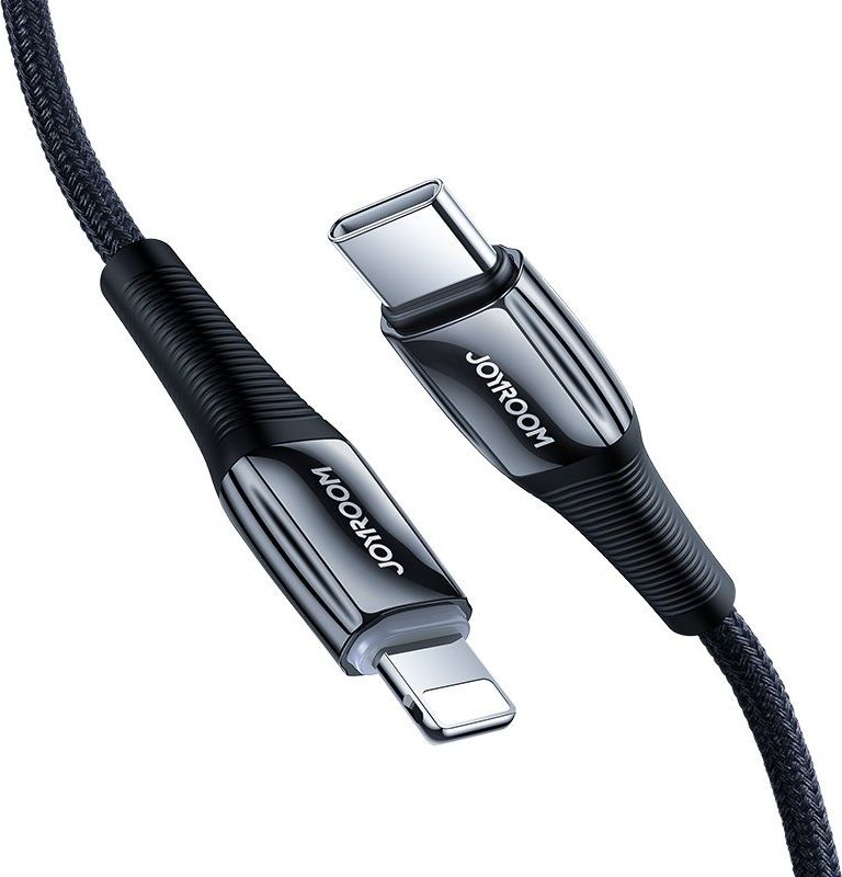 Kabllo karikues Joyroom USB C në Lightning, 1.2 m, 20W, e kuqe