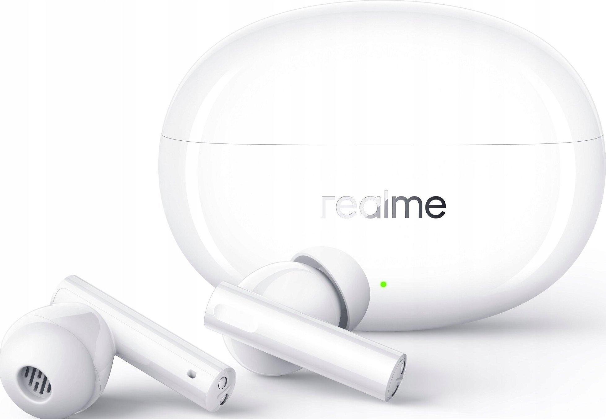 Kufje wireless Xiaomi Buds 5, me këllëf karikues, Bluetooth, të bardha keramikë