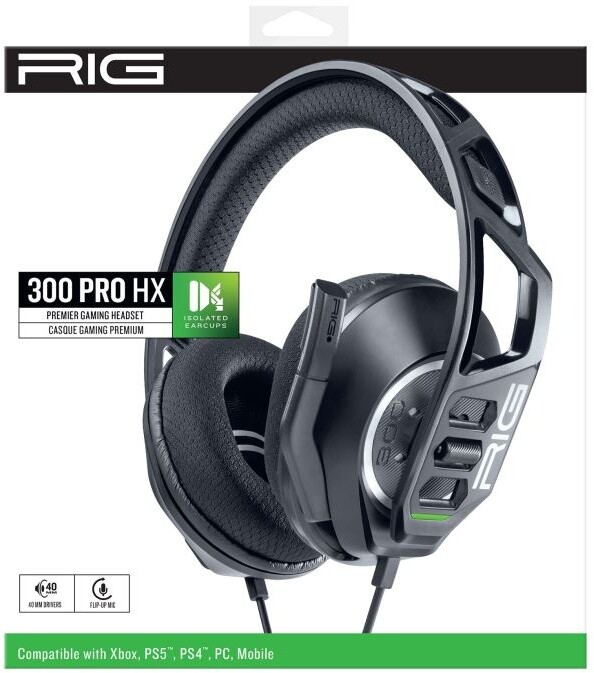 Kufje RIG 300 PRO HX, të zeza