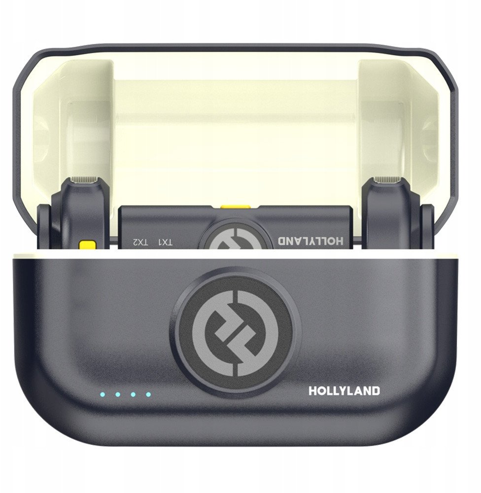 Mikrofon pa tela Hollyland LARK M2 Duo, USB C, Shine Charcoal