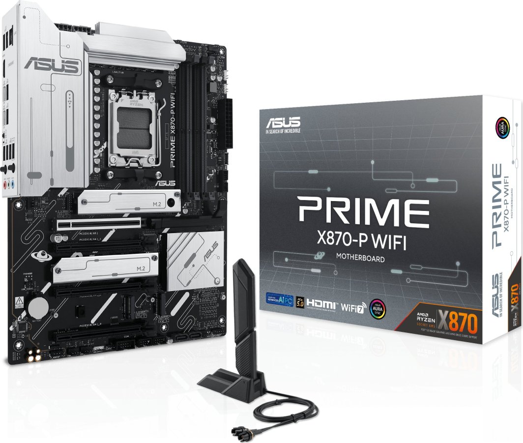 Pllakë amë ASUS Prime X870-P WIFI, AMD X870, Socket AM5, ATX