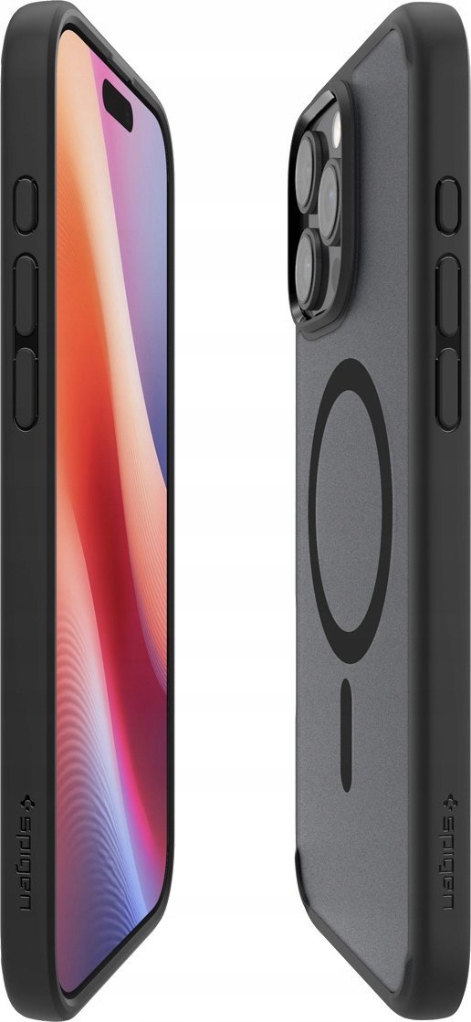 Mbrojtëse telefoni Spigen Ultra Hybrid MagSafe, për iPhone 16 Pro, Frost Black