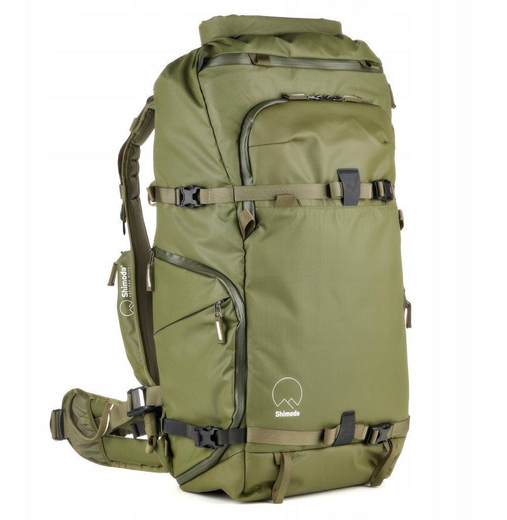 Çantë shpine fotografike Shimoda Action X50 V2, 50L, për laptop 16", jeshile Army