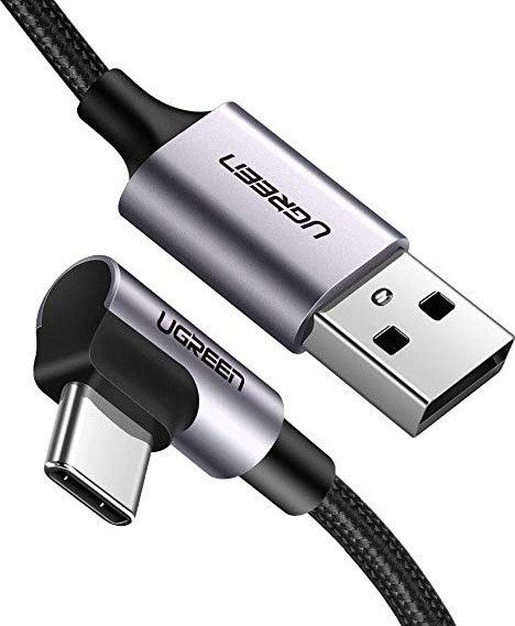 Kabllo Ugreen USB-A në USB-C, 1m, e hirtë