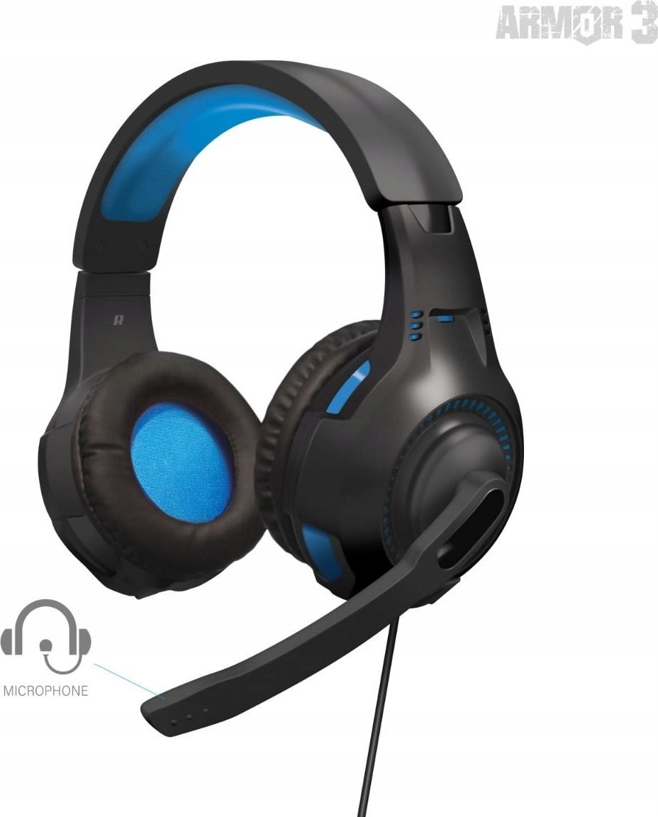 Kufje gaming SoundTac Universal, 3.5mm, me mikrofon, të zeza