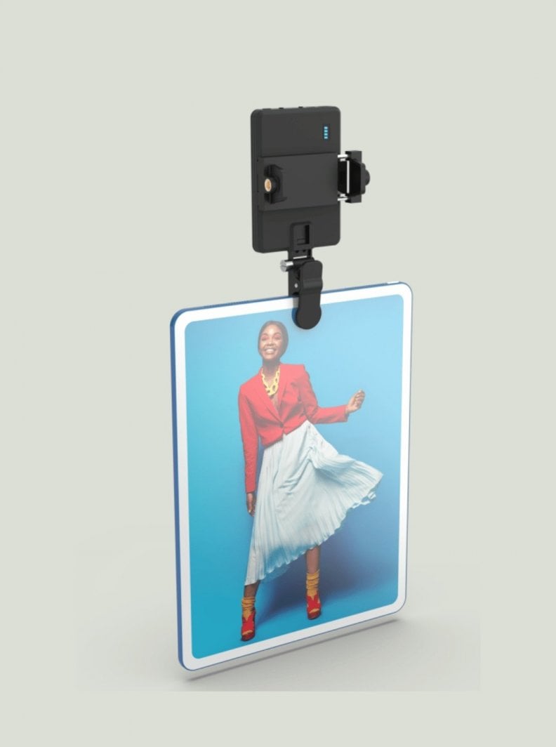 Tripod DigiPower Achiever Video Call Pro Kit, dritë LED 60, rregullim lartësie, i zi