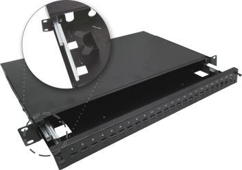 Оптички панел Alantec, 24xSC simplex 24xLC duplex, 19" 1U, црн