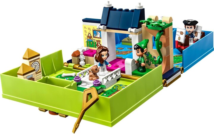 Set LEGO® I Disney 43220 Peter Pan and Wendy and their Storybook Adventures 43220, 111 pjesë