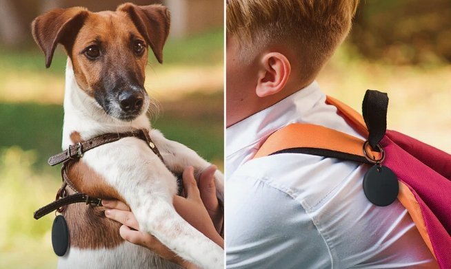 Mbajtëse çelësash Elago Basic Case për AirTag, silikon premium, dizajn i hollë, gri