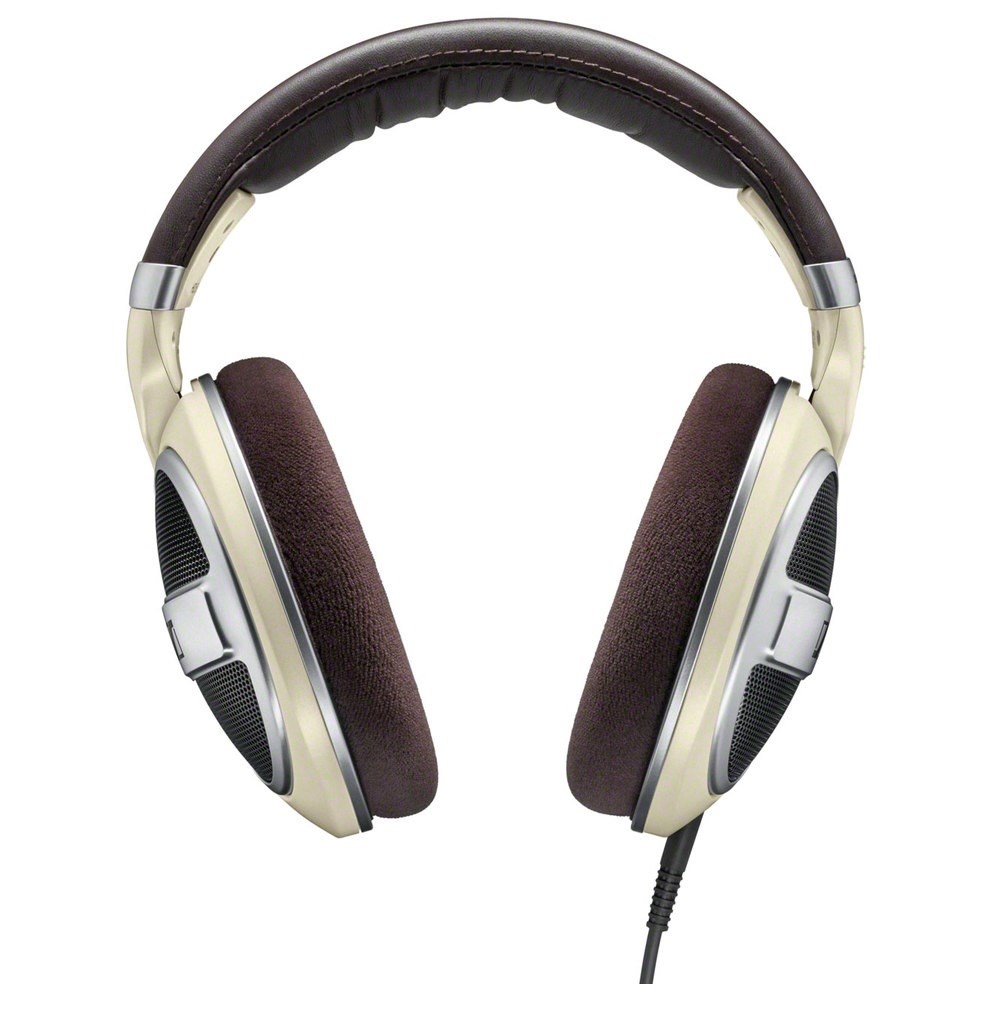 Kufje Sennheiser HD 599, mbi vesh, të zeza/bezhë