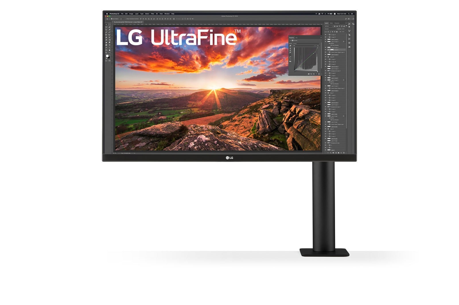 Monitor LG UltraFine Ergo, 27", 3840 x 2160, 4K Ultra HD, 60 Hz, i zi
