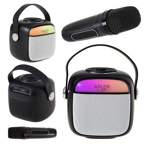 Altoparlant karaoke Adler AD 1199, SD/USB/AUX/Bluetooth