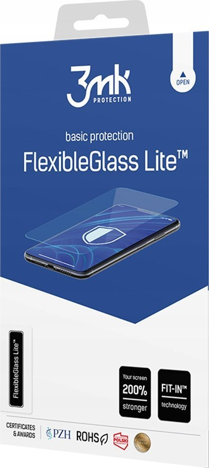 Mbrojtëse ekrani 3MK FlexibleGlass Huawei Nova 12i, xham hibrid 0.3mm, fortësi 7H, transparent