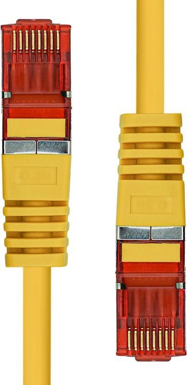 Kabllo rrjeti ProXtend CAT6 F/UTP, 10m, LSZH, e verdhë