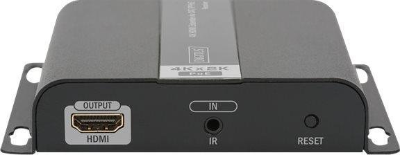 Sistem transmetimi AV Digitus 4K HDMI Extender over CAT IP Receiver, PoE, i zi