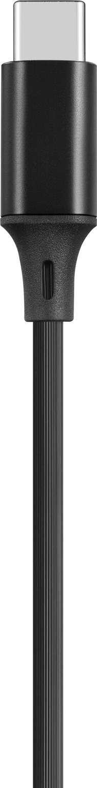 Kufje me mikrofon Sandberg USB C Chat Headset, lidhje USB C, kontroll volumi në kabllo, të zeza